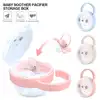 Baby Pacifier Box Pacifier Clip PP Plastic Soother Container Holder Box Travel Storage Case Holder Pacifier Storage Nipple Case 1