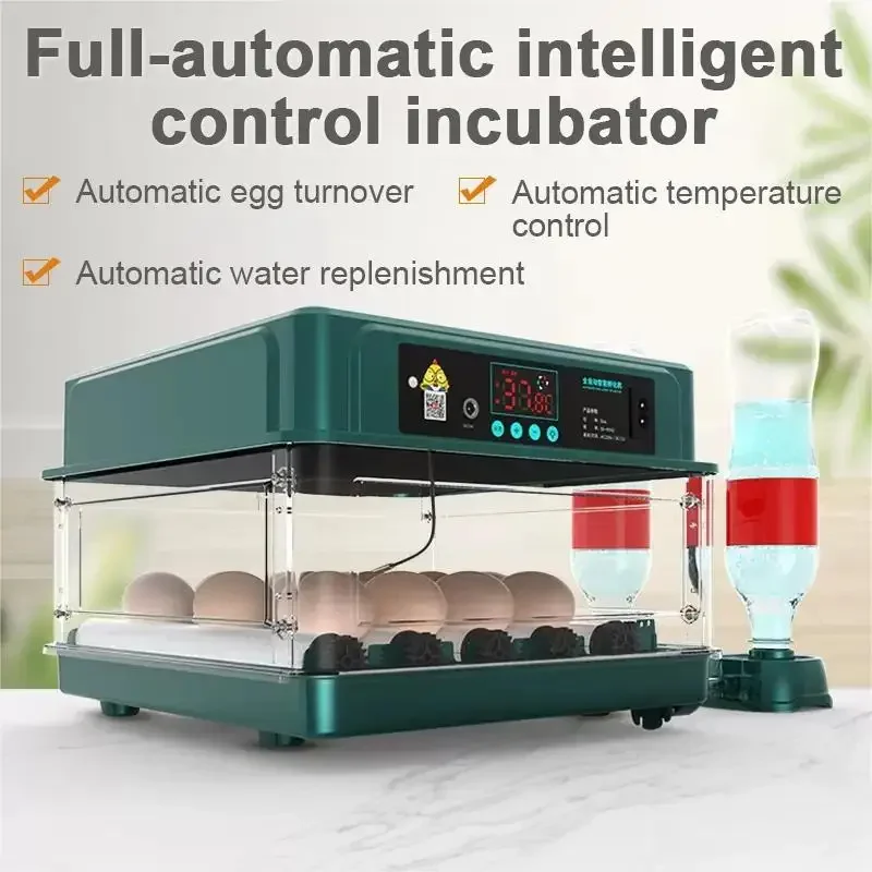 9/15 Eggs Incubator With Drawer Type Mini Egg Incubator With Automatic Water Ionic Waterbed Replenishment And Temperature Contro