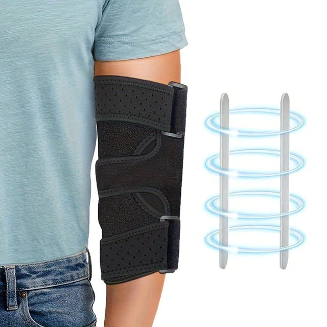 1pcs Sports Elbow Brace Sports Hand Protector Compression Breathable Sports Elbow Pads Suitable for Sports Sleeping Use 3