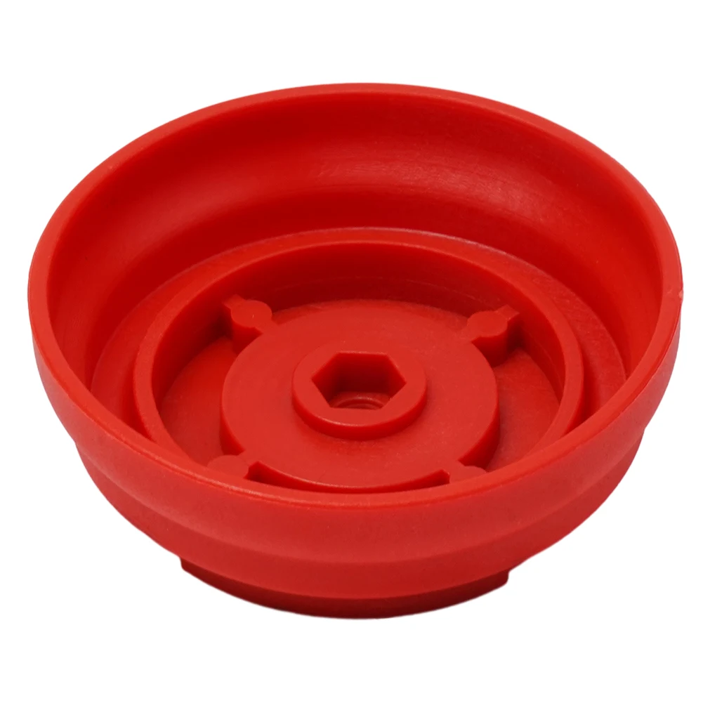 

1/2pcs Plastic Cover Red/Black Lawn Mower Blade Base For Mowing Pruning Greening Garden Power Tool Trimmer Attachments