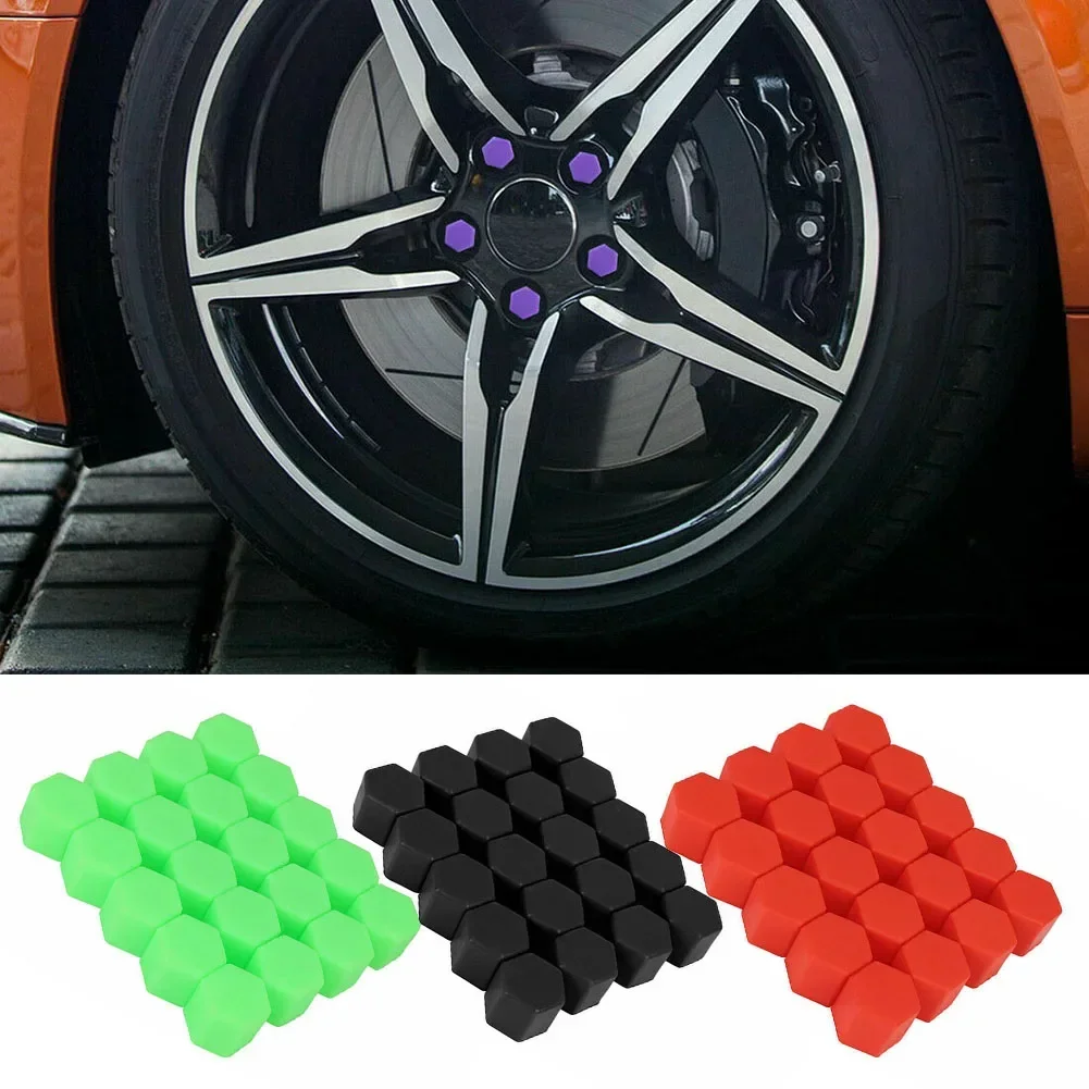 20pcs Wheel nut covers 17mm Silicone Car Rim