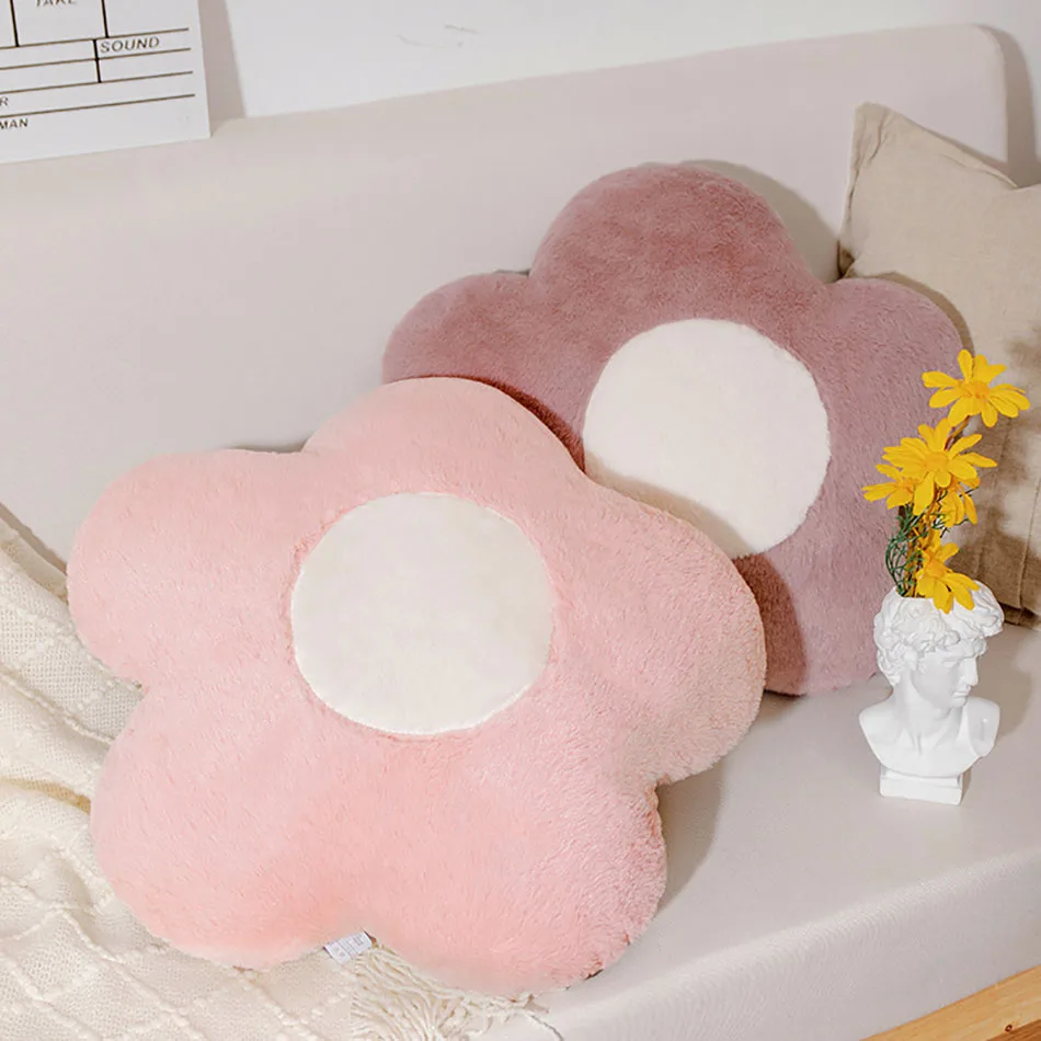 

Nordic Style Flower Egg Cushion Chair Pillow Home Sofa Back Cushion Cute Egg Flower Throw Pillow Living Room Decorative Pillows