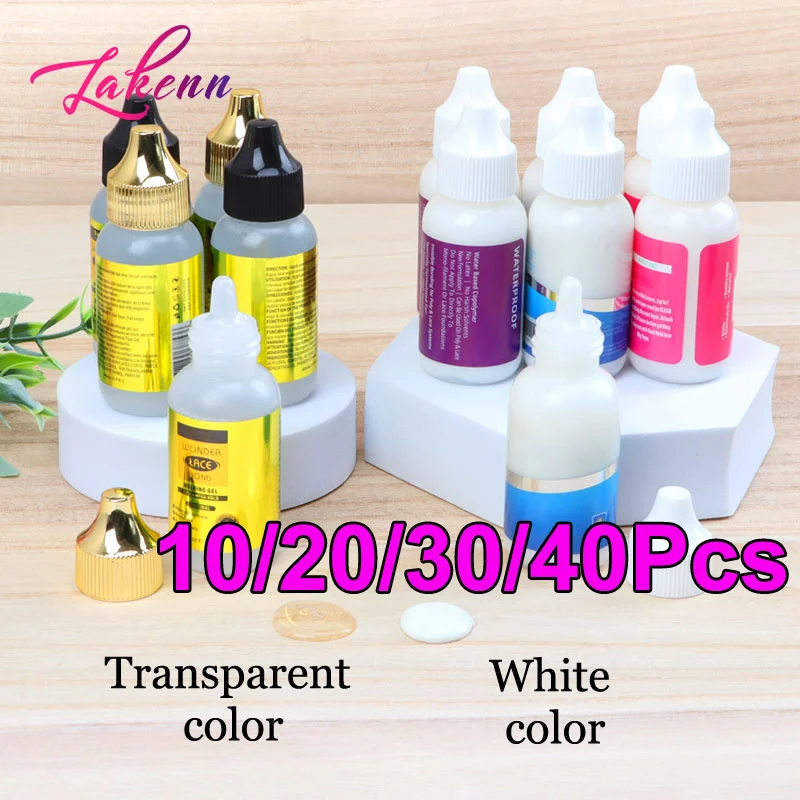 

Invisible Lace Wig Glue Waterproof Transparent Hair Bonding Glue For Lace Hairpiece Strong Hold Clear Lace Glue Adhesive