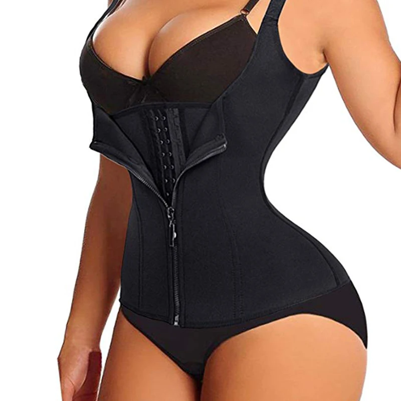 Waist Trainer Corset Tummy Control Shapewear Vest Adjustable Straps Body Slimmer Slimming Body Shaper Postpartum Modeling Belt