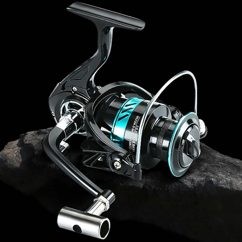 

Max Drag 12kg Surfcasting Fishing Reels High Quality Metal Spool 5.2:1 Gear Ratio Spinning Reel Carp Fly Casting 2000-7000 Coil