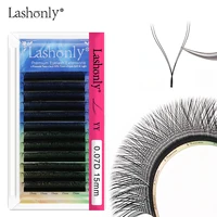 Lashonly YY Eyelash Extension Synthetic Mink Hand Woven Premium Lash Soft Light Natural Mesh Net Cross Lash Makeup Wholesale 1