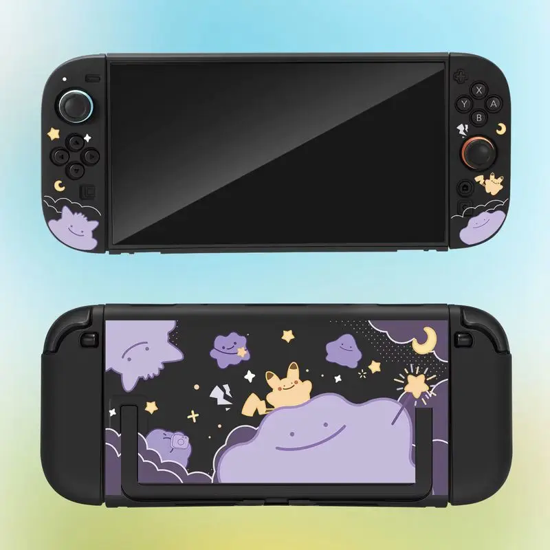 Matte Hard Shell Protective Case with Ditto Pattern for Handheld Game Console