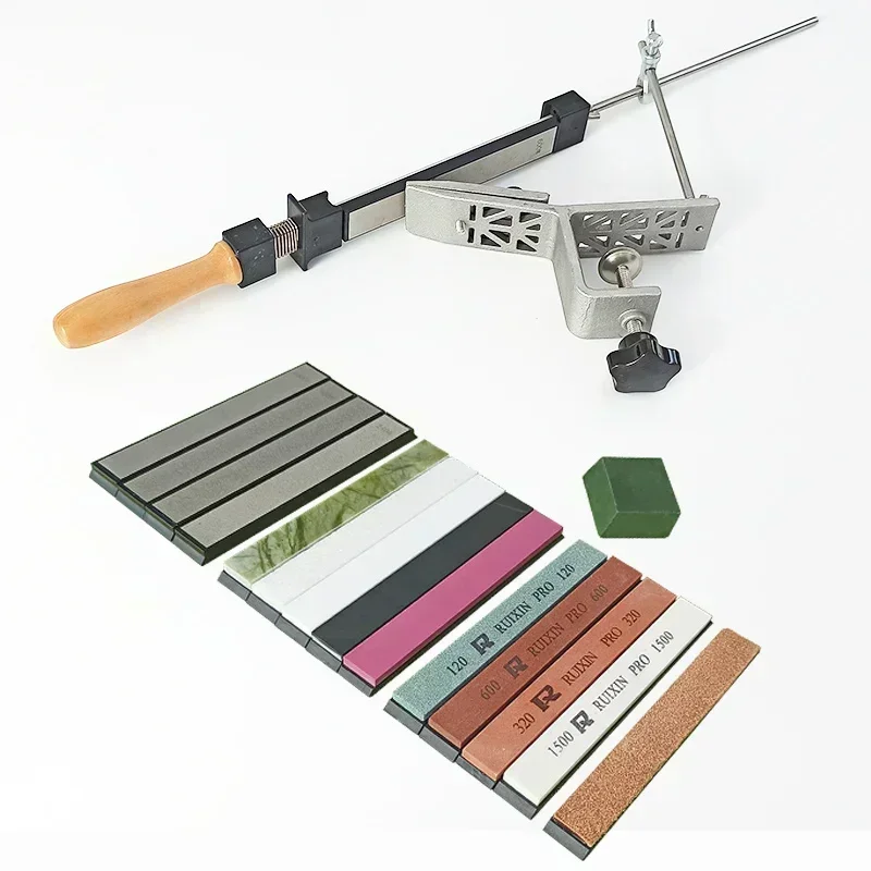 Professional Sharpener Fixed Angle Sharpener Diamond Knife Diamond Honing Stone Knife Sharpening Kit Grinding System