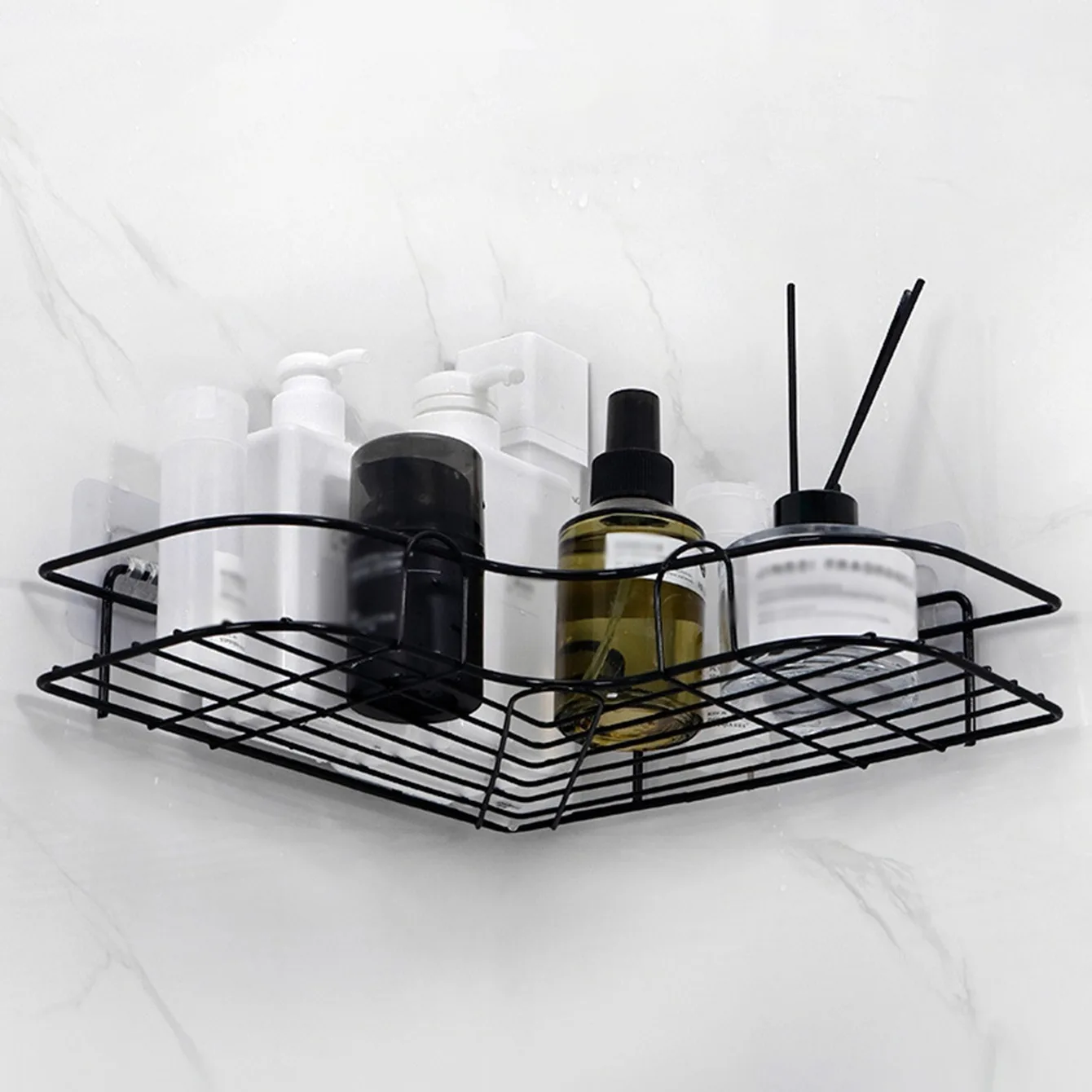 Corner Wire Shower Caddy Bathroom 304 Stainless Steel Triangle Soap Basket  Hanger Wall Mounted Mirror Polish Holder etagere - AliExpress