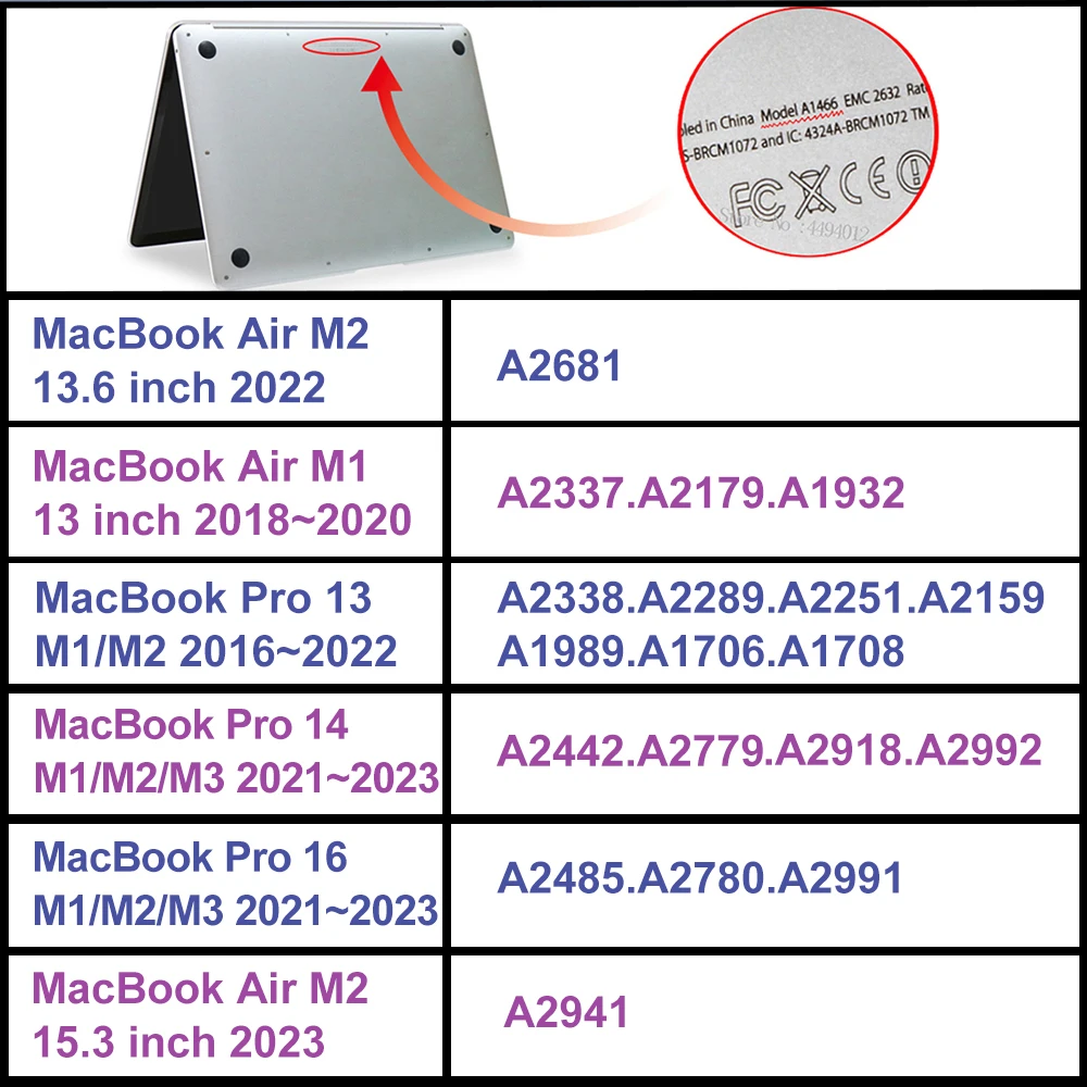 Espaço Star Laptop Capa Acessórios se Encha Macbook Pro 13 m2 Tpu Borda Funda para Macbook Air 13 m1 Pro 14 16 m3 13 2023 - Imagem 5