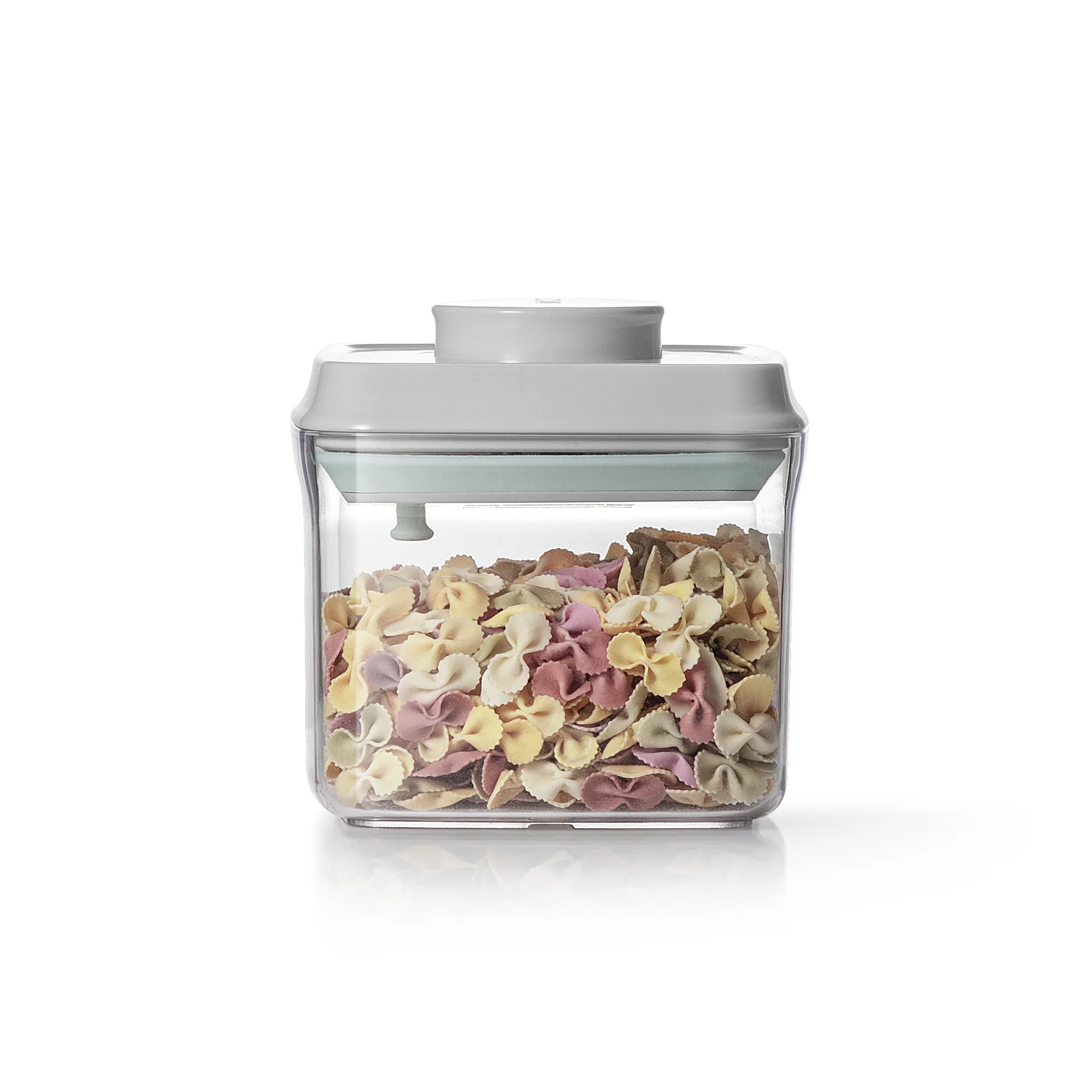 Confezione da 2 grandi contenitori ermetici per alimenti, senza BPA, in plastica trasparente per cucina e dispensa, per farina, zucchero, riso, forniture, cereali e alimenti secchi, etichette