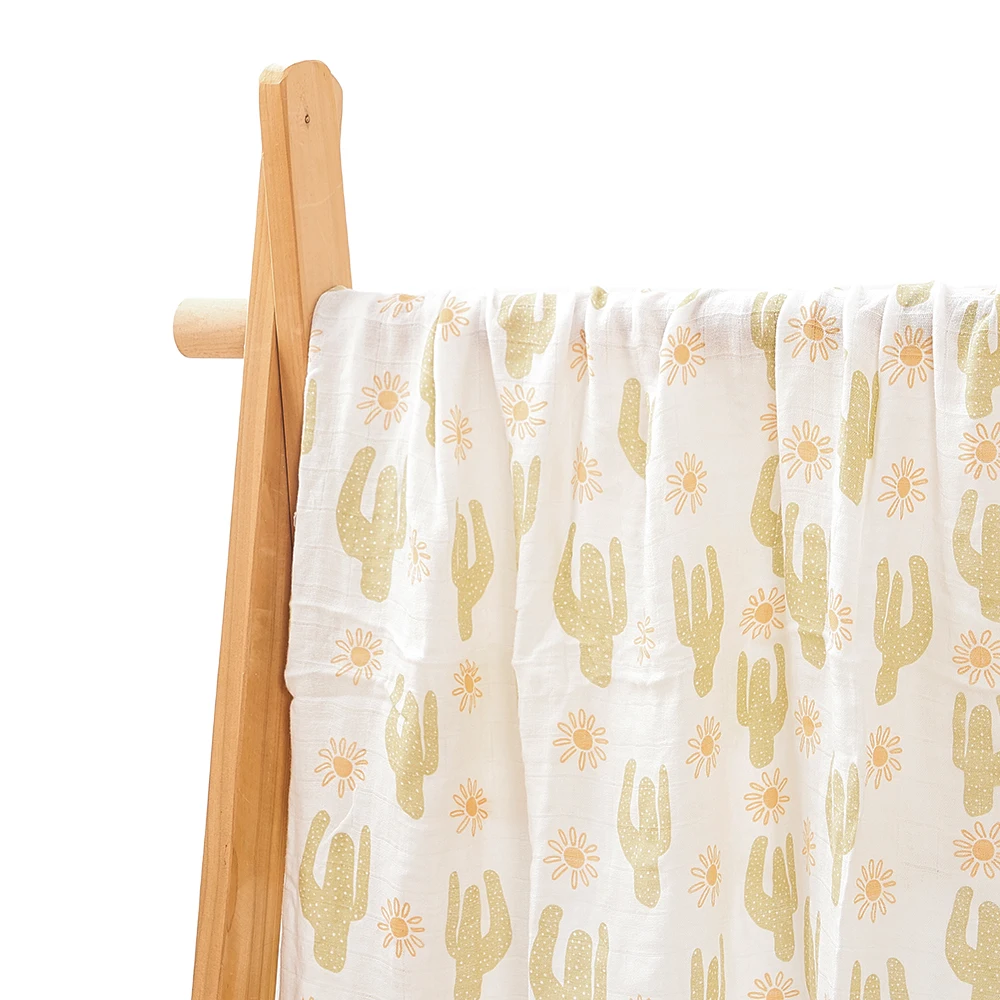 Kangobaby #My Soft Life# New Design Bamboo Cotton Muslin Swaddle Baby Blanket Nursing Cover Super Comfortable Newborn Wrap 5