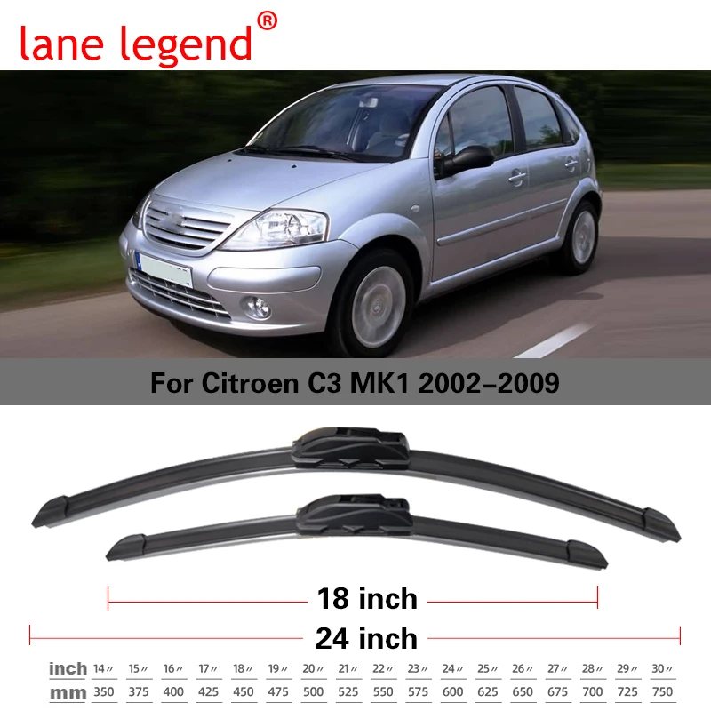 KIT 2 SPAZZOLE TERGICRISTALLO ANT XCITROEN C5 II (X3) DAL - Foto 7