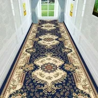 Bohemian Long Corridor Carpet Luxury European Decoration Hallway Rug Non-slip Easy Cleaning Floor Mat Stairway Runners Carpets 2
