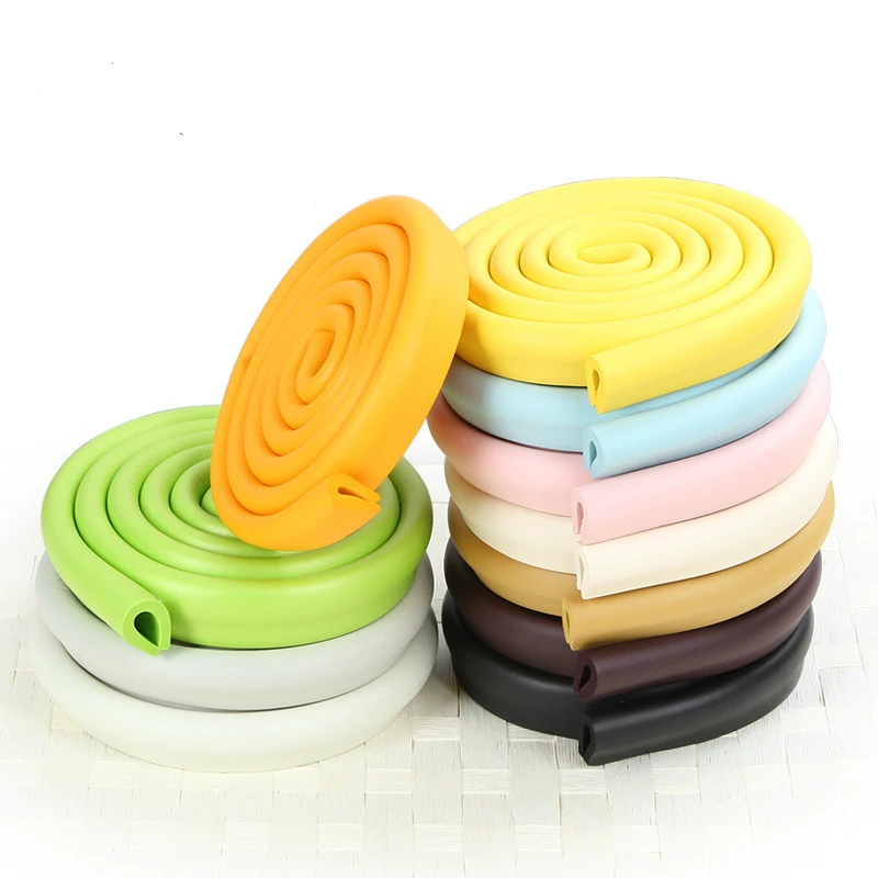 2M U Type Glass Table Special Baby Safety Corner Protector Child Furniture Corner Child Safety Desk with Tape silicone table corner protector table corner protector table edge protector furniture anti collision strip