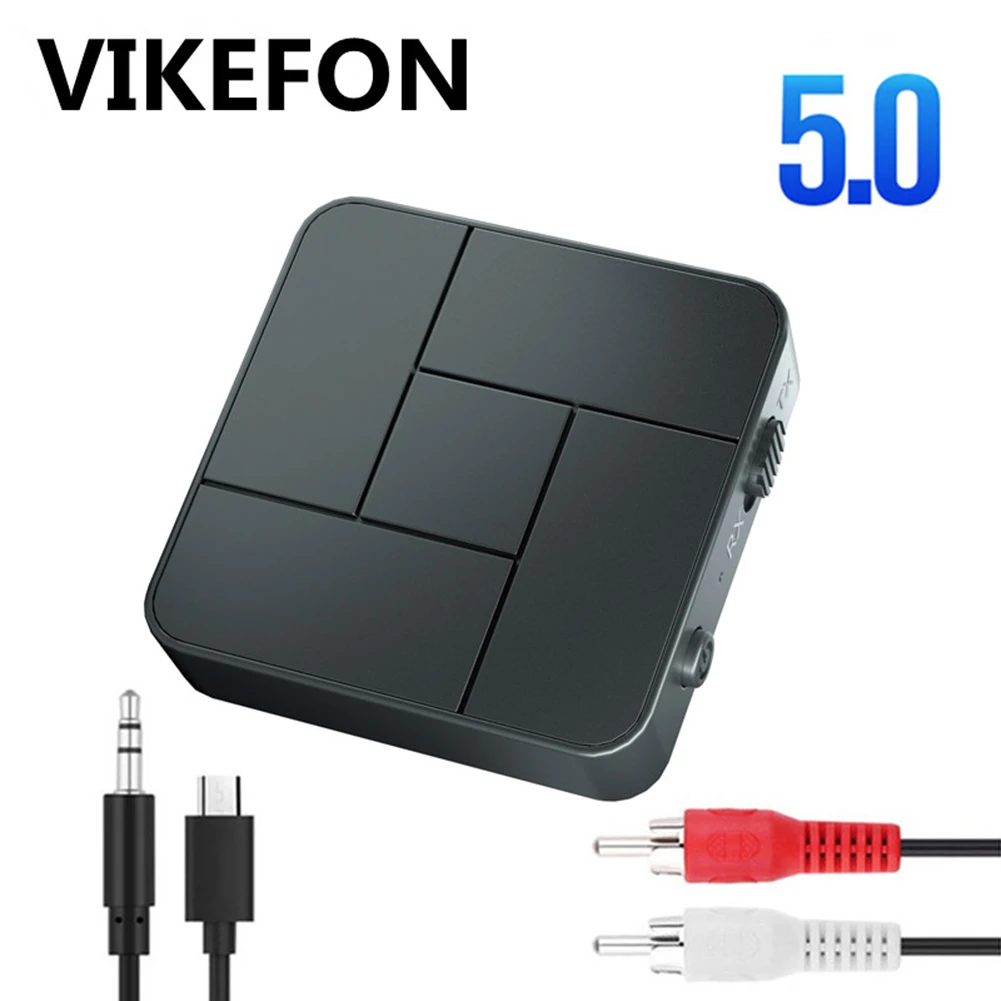 Аудиоприемник-передатчик KN326 с поддержкой Bluetooth 5 0 разъем AUX 3 мм RCA беспроводной