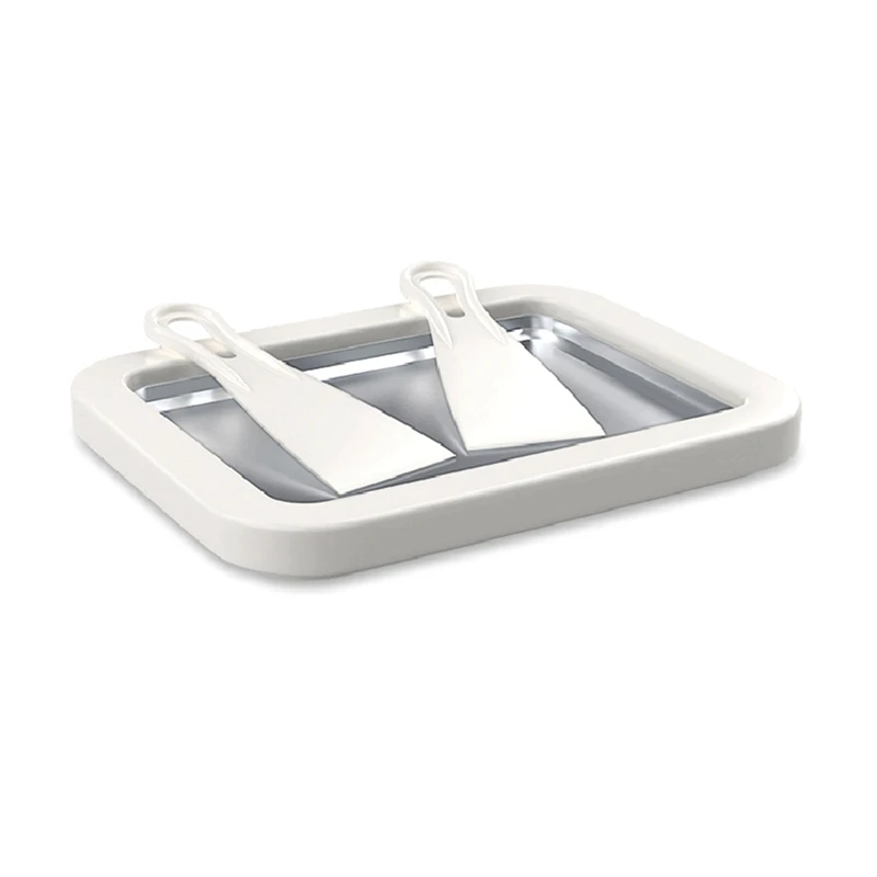 

Stainless Steel Ice Cream Machine Fried Yogurt Machine Pan DIY Household Yogurt Fried Ice Plate
