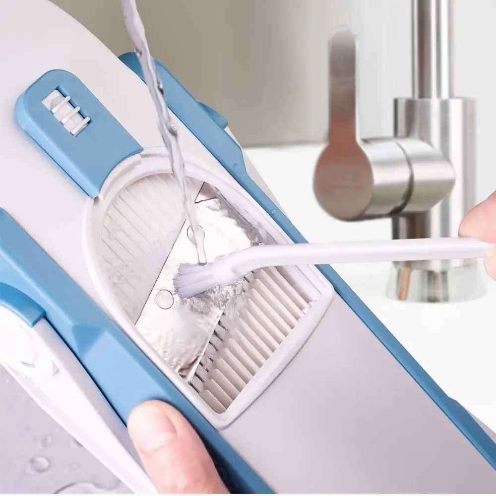 5 em 1 cortador de legumes tira cortador de espessura ajustável multi-função cortador de legumes seguro acessórios de cozinha gadget 6