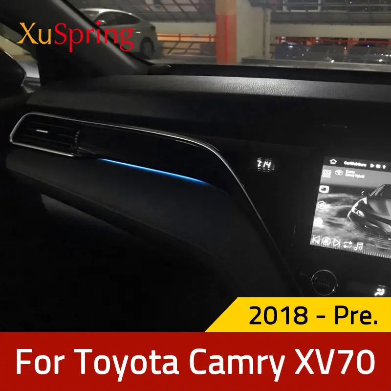 

Car Co-pilot Atmosphere Light Lamp Interior Ambient Bright for Toyota Camry Altis XV70 2018 2019 2020 2021 2022 2023 LHD