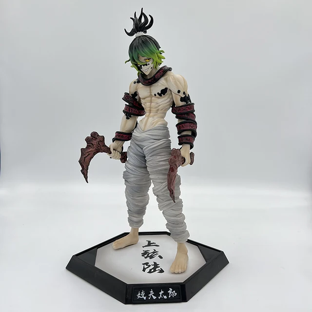 28cm Demon Slayer Kokushibou Anime Figure Tsugikuni/Inosuke Action Figure Douma/Gyuutarou/Daki Kimetsu no Yaiba Figurine Toys 5