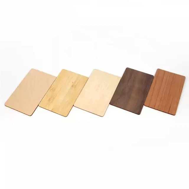 10 Pieces Bamboo Wooden 144bytes 13.56MHZ NFC213 UID Chip Membership Card NFC Contactless Business Gift Social Recognition Card 5