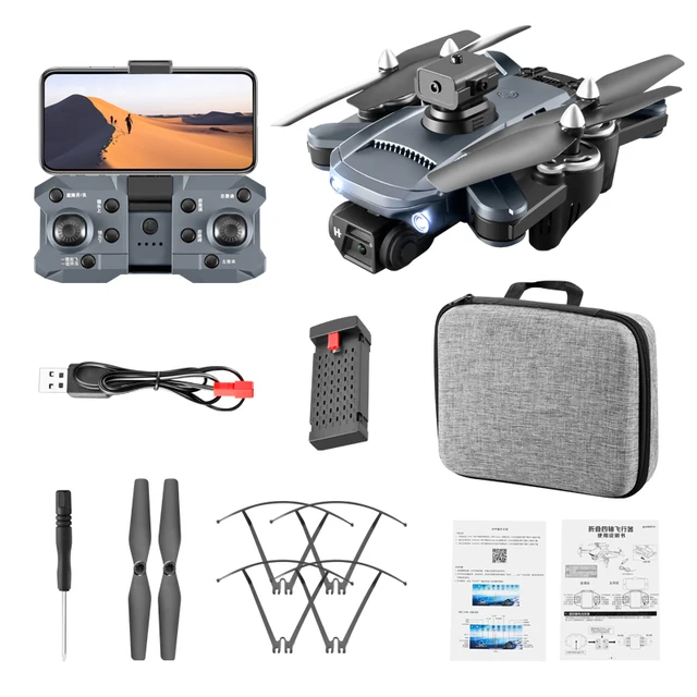 New K7 Mini Drone Professional 6K HD Camera ESC Wifi FPV with Optical Flow Obstacle Avoidance Rc Folding Quadcopter RC Helicopte 6
