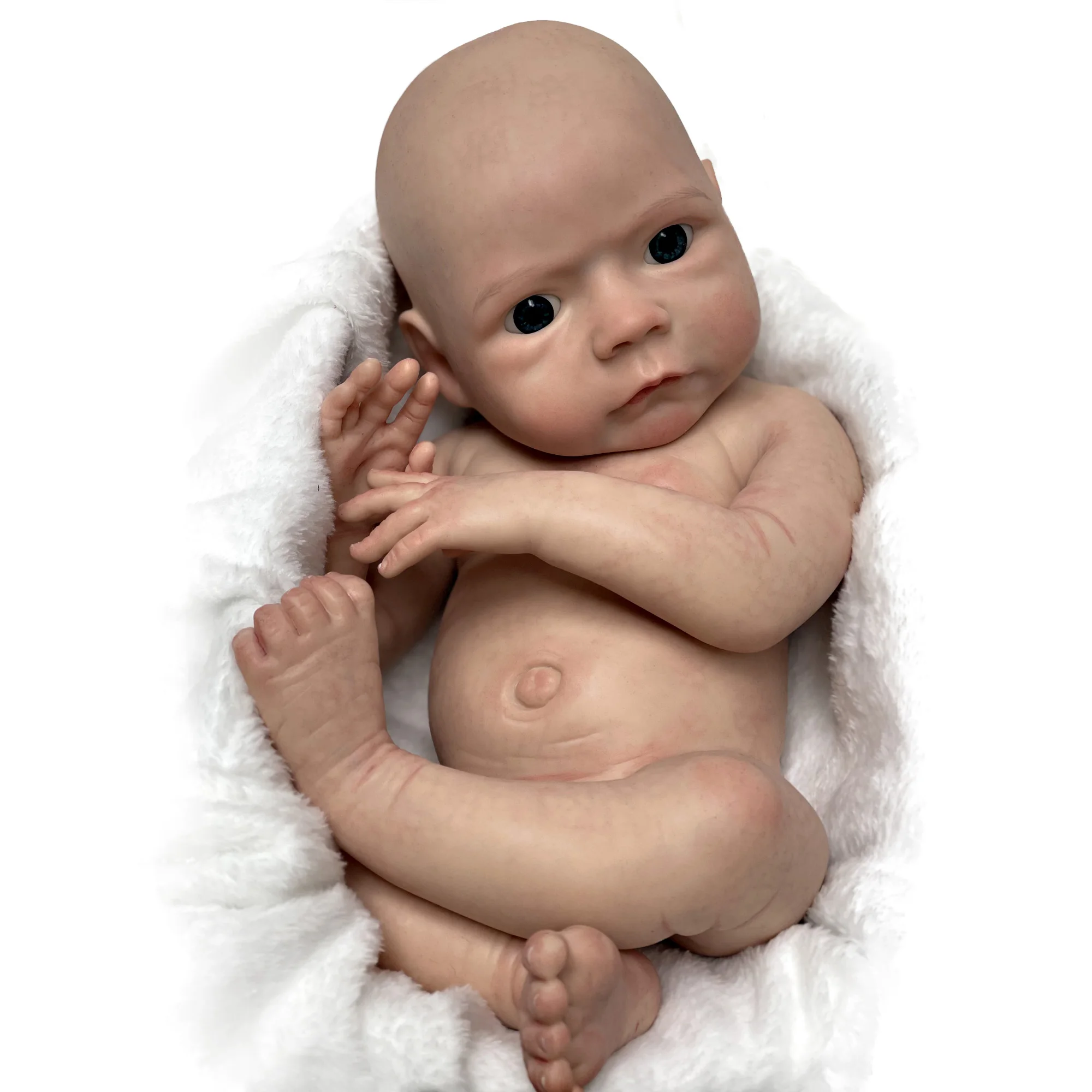 45cm Meadow Full Body Solid Silicone Bebe Reborn 3D Painted