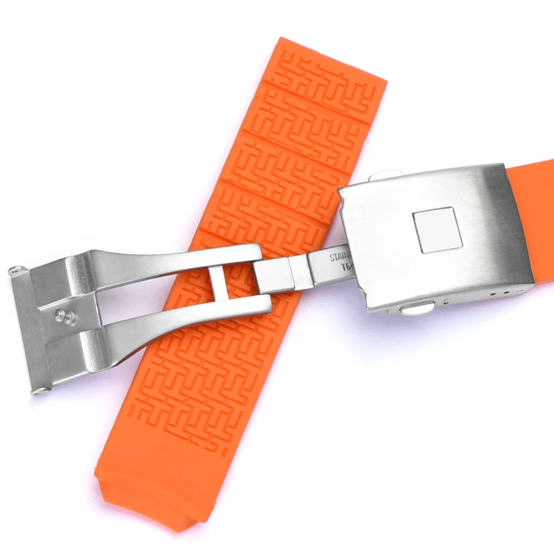 Premium Rubber Watch Strap - 20mm 21mm, Superior Quality Watch Band