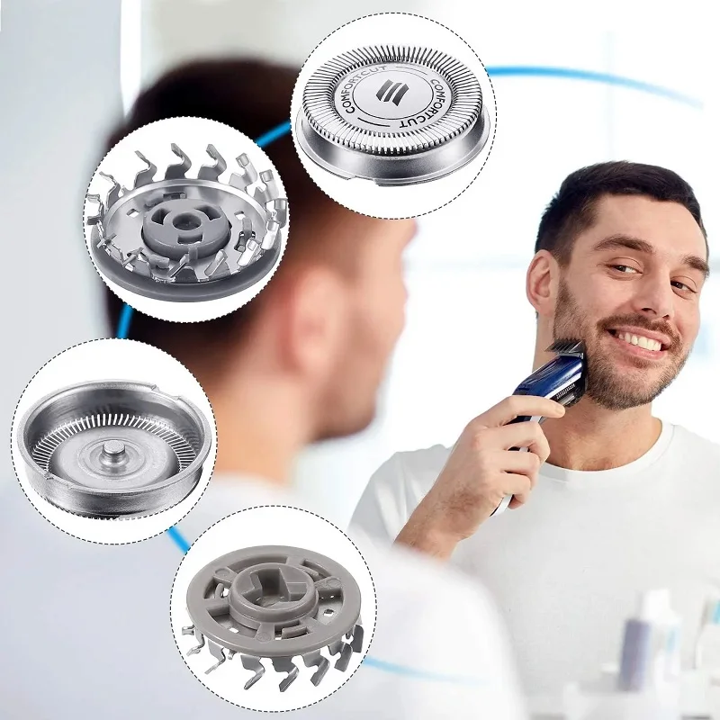 Razor Blade Replacement 3PCS for Philips Electric Shaver 1000 2000 3000 5000 Series SH30/50/52
