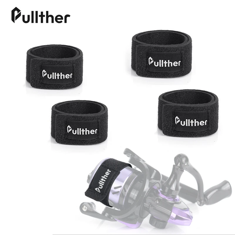 Pullther 낚시 6pcs 스피닝 릴 낚싯대의 커버를 보호 폴리 에스터 라인 컵..