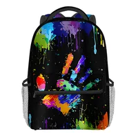 Colorful Palm School Backpack Best Gifts for Boys Girls 3D Cartoon Waterproof Stylish Fashion Design for Children