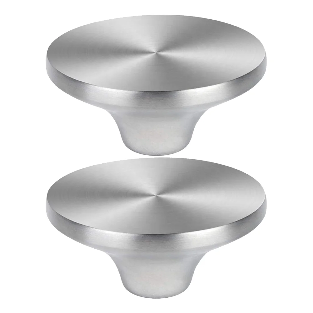 

2 Pcs Stainless Steel Pot Top Universal Lid Knobs Cover Cookware Household Kitchen Supplies Utensils Holding