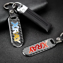 

Support personalized custom carbon fiber nameplate metal keychain For LADA XRAY 2015-2020 2021 2022 Car accessories