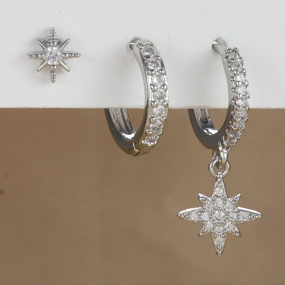 Silver-white-3pcs