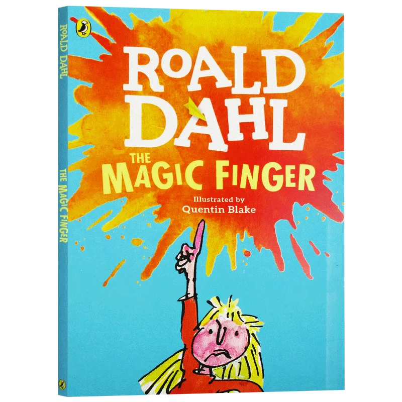 

Детские книги The Magic Finger Roald Dahl, английские книги для детей 6, 7, 8, 9 лет, волшебные Фантастические романы 9780142413852