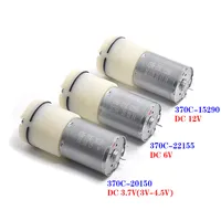 1PC 3.7V/ 6V/ 12V Small 370 Motor Diaphragm Air Pump Vacuum Negative Pressure Suction Pump for Breast Pump Inflator Aquarium 2