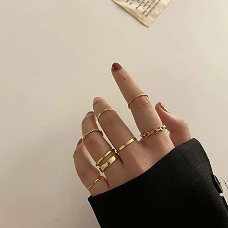 Finger Rings 7Pcs/set For Women