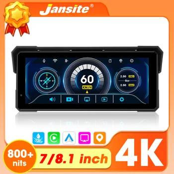 GPS da 7/8,1 pollici per navigazione moto 4K DVR impermeabile per schermo Carplay portatile Motobike Wireless Android Auto BT Monitor
