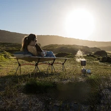  Outdoor March Folding Bed Office Lunch Break Single Bed Aluminum Alloy Portable Escort Multifunctional Beds 