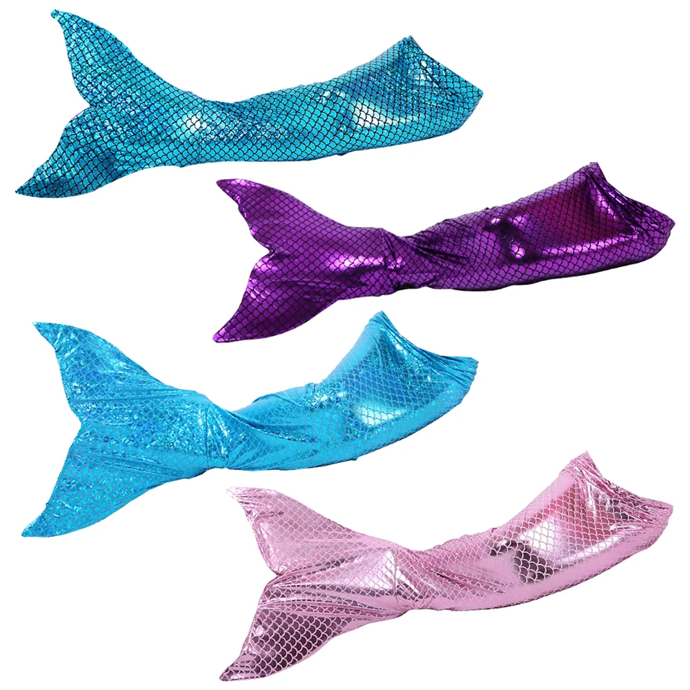 Girls Summer Swimming Mermaid Tail Costumes Children Cosplay Mermaid Princess Cosutme Accessories Fit 3-13 year old Girl