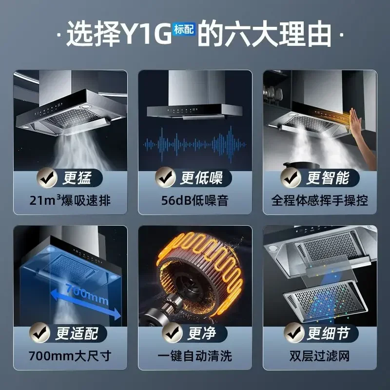 New Extractor Hood: Kitchen Household. European. Small. Top Suction. Large Suction Power. 3