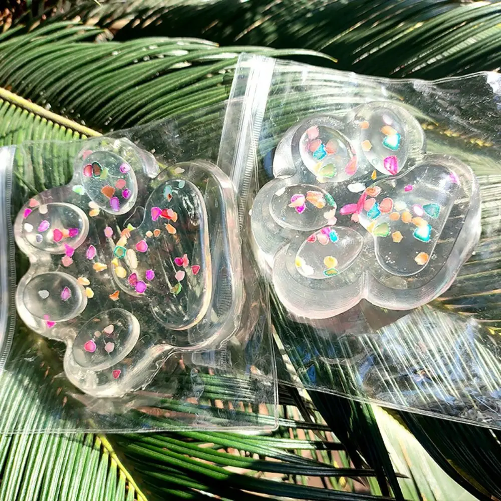 Super Large Cat Paw Squeeze Toy Kneading Soft Cat Paw Fidget Toy Transparent Cartoon Cat Paw Pinch Toy Kids Tricky Doll 5