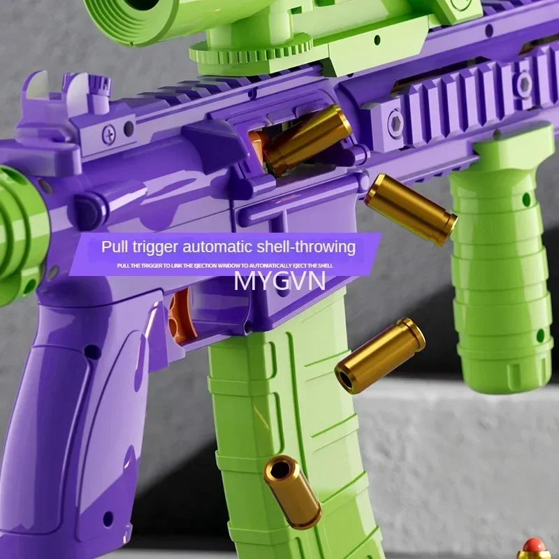 Candy Gun カラフルおもちゃガン Gravity-assembled Carrot Gun M416 Toy Gun, Continuous-fire Shell