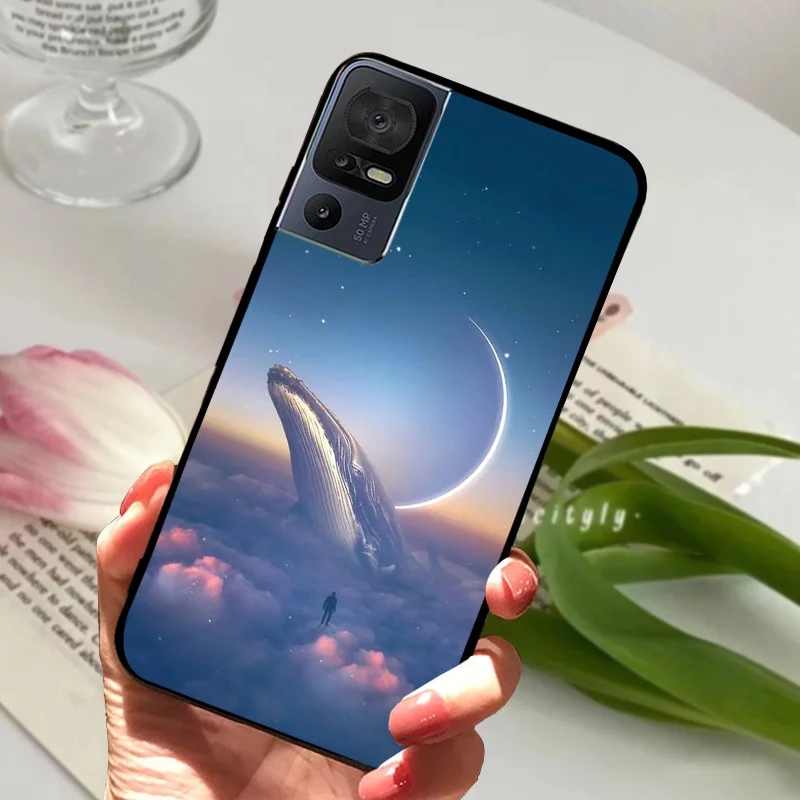 Sleek Black Bumper Silicone Soft TPU Phone Case - Protective Fashion Cover 2023