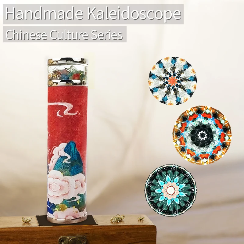Nine-color Deer Creative Kaleidoscope Handmade Gift Male and Female Friends Decompression Collectible Crafts Birthday Gift