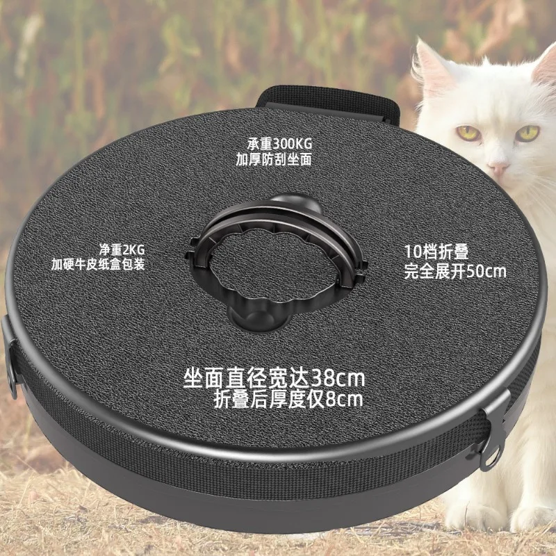 Travel Portable Car Emergency Toilet with cover Outdoor Folding Camping Toilet for Camping Hiking Boat Road Trips Beach New
