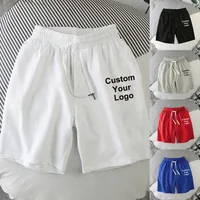 New Men's Custom Your Logo Quick-drying Short Pants Summer Sports Jogging Loose Fitness Shorts Mesh Breathable Beach Shorts 1
