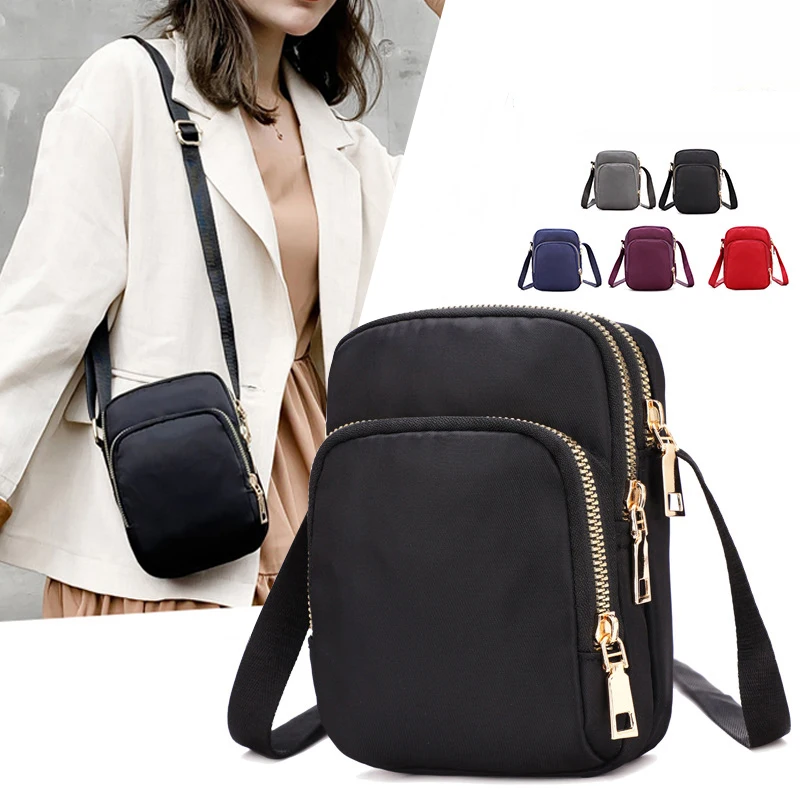 

Fashion Women Handbag Crossbody Zipper Mobile Phone Shoulder Bag Lady Female Multifunction Wrist Purse New Hot 2023