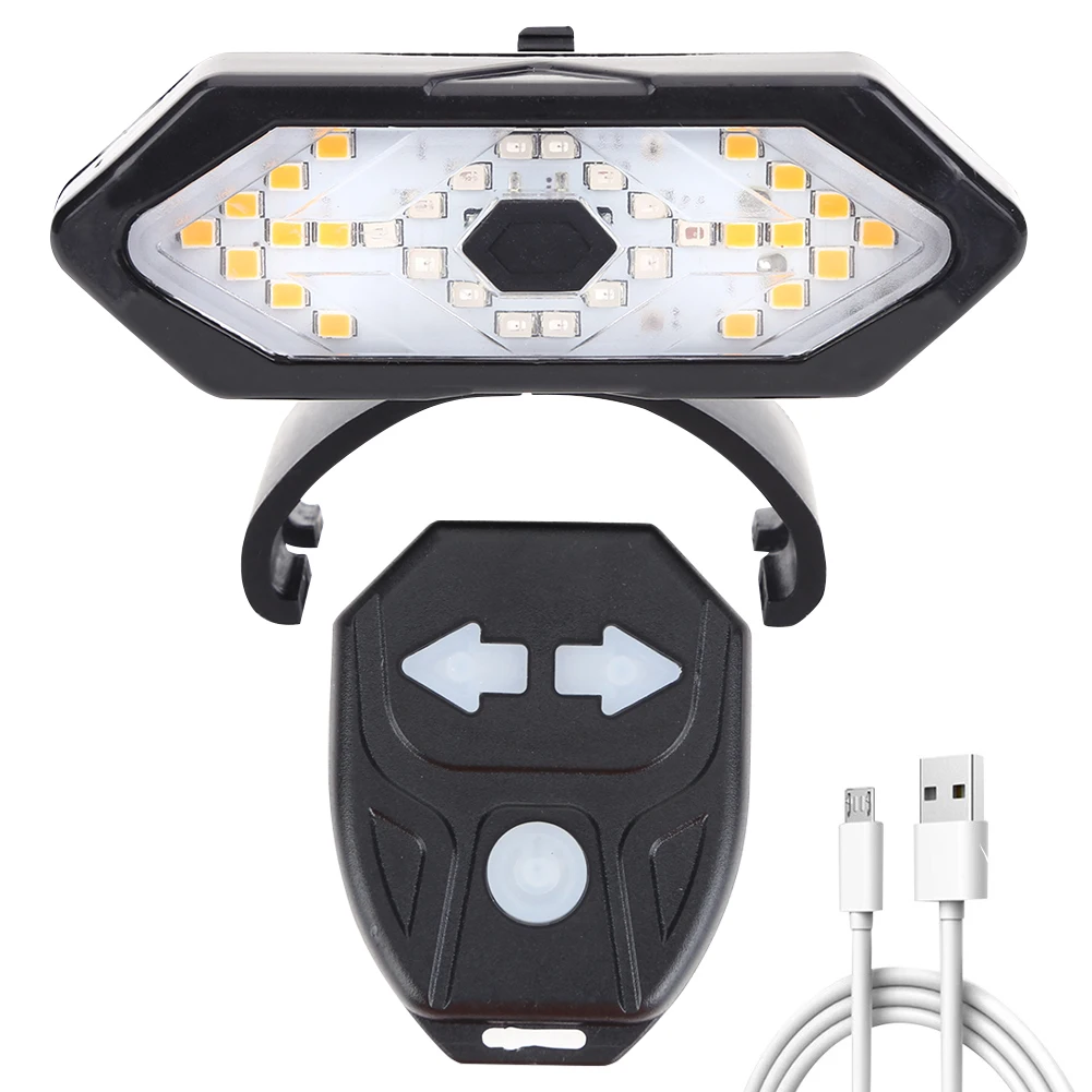 Turn Signal Safety Light 900mAh Smart Wireless Remote Control LED Warning Lamp Micro USB Rechargeable for M365 Pro 2 MI 4