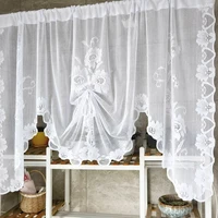 1PC woven butterfly style pull-out window screen, elegant and beautiful, suitable for kitchen and living room partitions 2